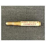 John Clay & Co. advertising bullet pencil, Live