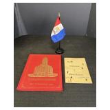 Starke Co Courthouse Centennial Book, Co Flag,