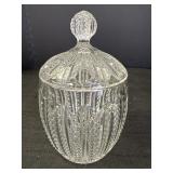 Mardi Gras biscuit lidded jar