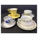 Variety of cup & saucers