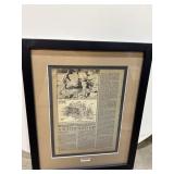 Scythe Sized Job Newspaper Clipping Framed