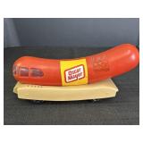 Oscar Mayer Wienermobile Bank on Base w/ Wheels