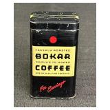Vtg Bokar Coffee Tin Bank