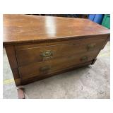 Antique Oak 2 Drawer Dresser