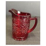 6" Ruby Red Grape Pitcher