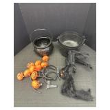 Hairy Spider, Pumpkin Headbands, & Black