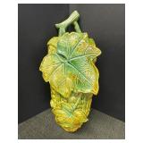 Majolica wall pocket