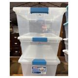 (3) Sterilite Storage Containers w/ lids