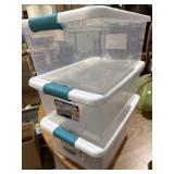 (3) Sterilite 15qt. Storage Containers w/ lids