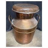 Torrington Express Dairy Copper Milk Can