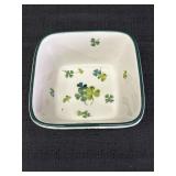 Longaberger Lucky Twist 5" Square Bowl