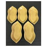 5- 8"ï¿½ Peanut Shell Ceramic Dish