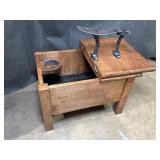 Vtg. Shoe Shine Stand/ Bench