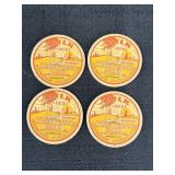 (4) Meadow Brook Dairy Bottle Caps