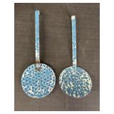 Blue & White Swirl Enamelware 4.5 & 5"  Strainer