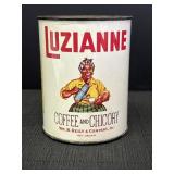 Vtg Luzianne Premium Blend Coffee & Chicory tin