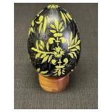 5" Wooden Egg On Stand