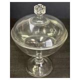10.5" Glass Pedestal Compote