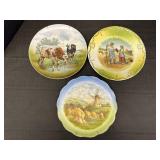 Decorative Plates, Man & Woman Harvest