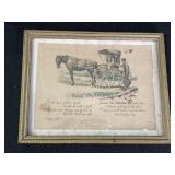 Framed Print Poem Harï¿½Ya, Friend By Cliff Knoble