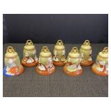 Royal Bayreuth Sun Bonnet Babies Bells-Days of