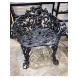 Cast Iron Grape Vine Garden Seat