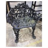 Cast Iron Grape Vine Garden Seat