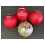 (4) Starke County Knox, IN Ornaments