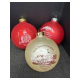 (3) Starke County Knox, IN Ornaments