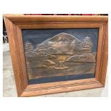 Copper Framed Wall Art