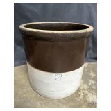 #2 Crock - crack down one side
