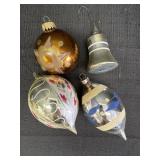Vtg. Blown Glass Ornaments