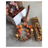 Gord, fall wreath, turkey nameplate holders, f