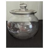 Vtg lidded countertop candy jar