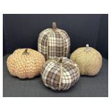 Chunky Yarn, Burlap & Material Pumpkins