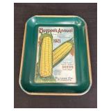 Burpee Annual Seeds Green Metal Tray