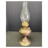 Hosley 18in brass oil lamp, made in India