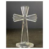 10.5" Samobor Crystal Glass Standing Cross