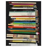 Variety of North Judson advertising pencils