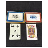 2 American State Bank adv. decks of cards