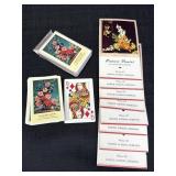 North Judson Pioneer Florist adv. deck of cards &