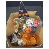 Wooden Pumpkins, 2 Witches Hats