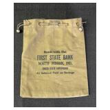 First State Bank North Judson Bank Bag