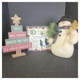 Assorted Christmas Decor- 3pc