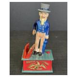 Old Time Uncle Sam Mechanical Bank