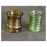 2.25" Brown & Green Toothpick Holders