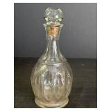 10" Pressed Glass Decanter