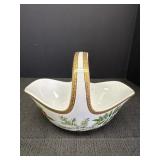 St. Nicholas Holiday Laurel Candy/ Nut Basket