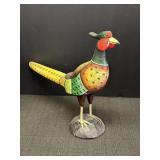 Wood Hand Painted Pheasant Figurine