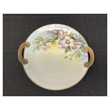 Nippon Hand Painted Porclain Floral Plate